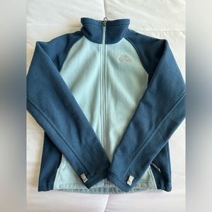 The North Face fleece jacket women’s xs blue
